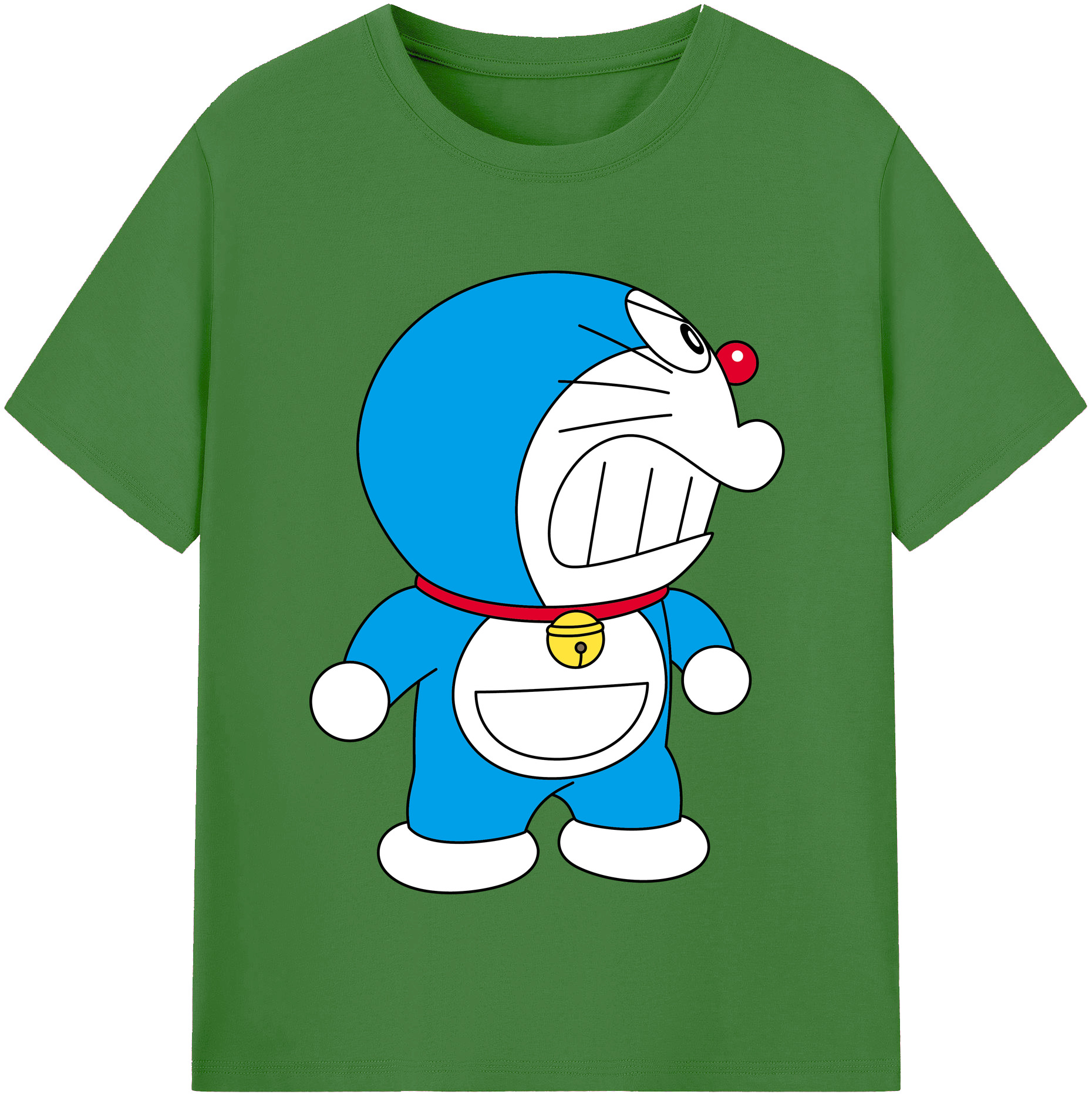 （画像用） ドラえもん Doraemon レディースカジュアルプリントTシャツ（綿100％）